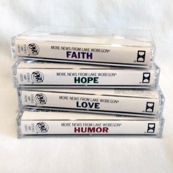Vintage-More News from Lake Wobegon by Garrison Keillor-4 Cassette Tapes-1989 - Picture 5 of 11